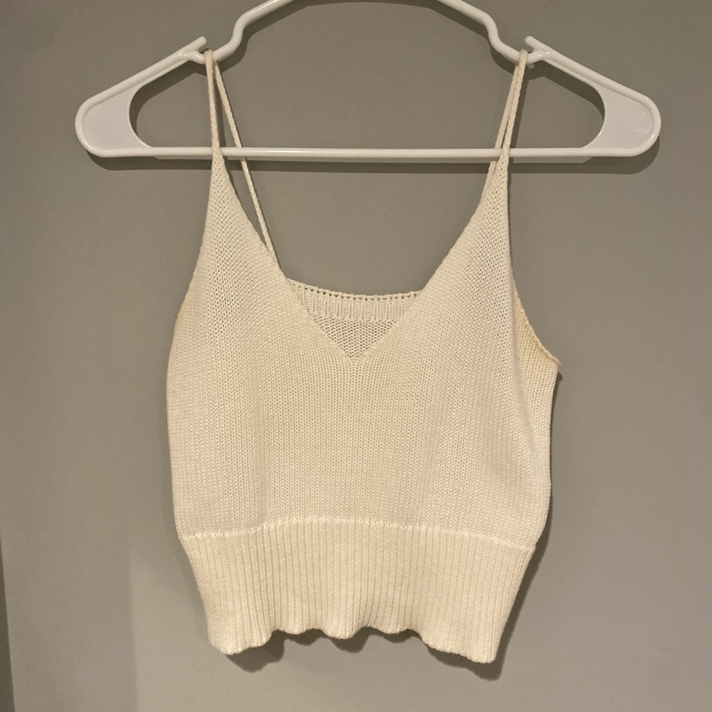 Crochet White Tank!